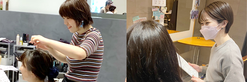 >1日の施術人数は3～4人のマンツーマン制